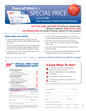 AAA Membership Application Form
