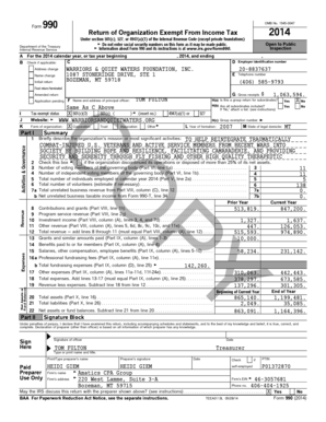 Form 990 2014