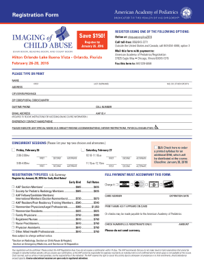 AAP Conference Registration Form