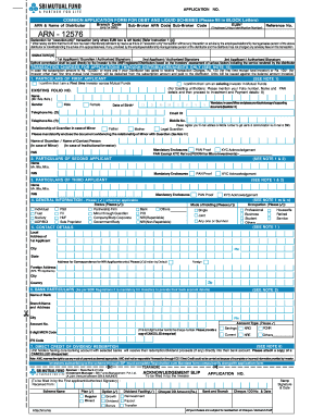 Common Application Form for Debt and Liquid Schemes