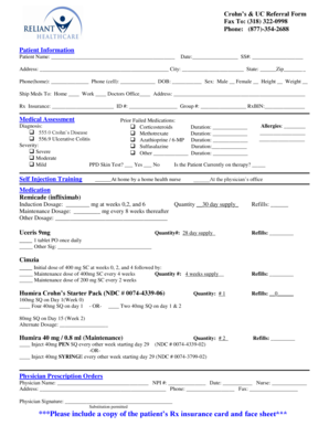 Crohn’s & UC Referral Form