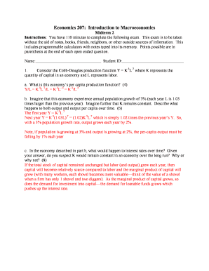 Economics 207 Midterm 2