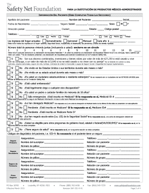 Formulario de Inscripción del Programa de Asistencia al Paciente