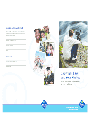 Photo Copyright Release Form