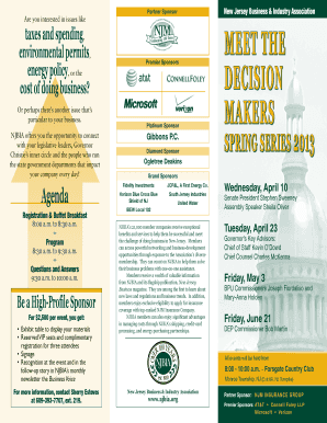 New Jersey Business & Industry Association Event Registration