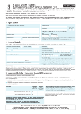 T Bailey Growth Fund ISA Application Form