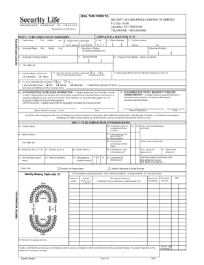 Dental Expense Claim Form