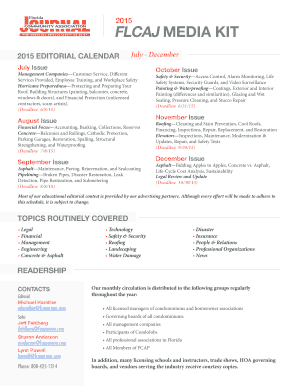FLCAJ Media Kit 2015