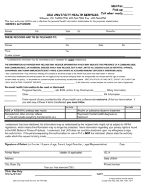 Medical Records Release Form
