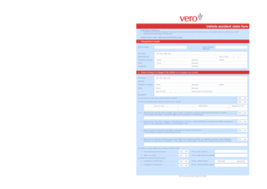 Vehicle Accident Claim Form