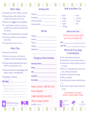 Infant Sleep and Crying Guide