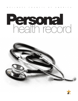 Personal Health Record Template