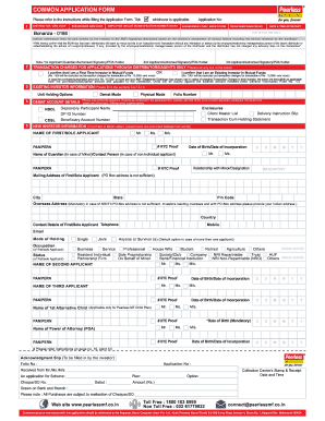 Mutual Fund Application Form