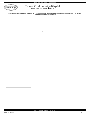 Termination of Coverage Request