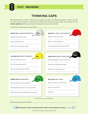 Career Decision Making Worksheet