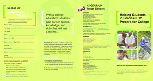 NJ GEAR UP College Preparation Request Form