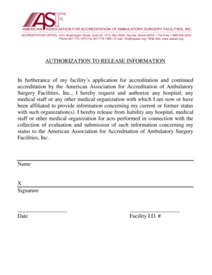 Authorization to Release Information