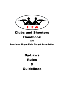 American Airgun Field Target Association By-Laws and Rules