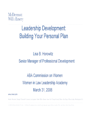 Leadership Development Women in Law Leadership Academy focuses on career and legal skills development with an eye toward leadership - abanet