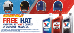 Valvoline Motor Oil Racing Hat Rebate Form