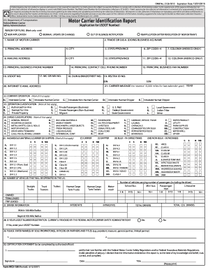 Mcs 150 Form Templates - Fillable &amp; Printable Samples for PDF, Word ...