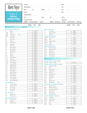Purchase Order Form