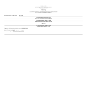 Form N-Q Quarterly Schedule of Portfolio Holdings