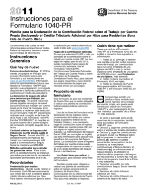 Instrucciones para el Formulario 1040-PR