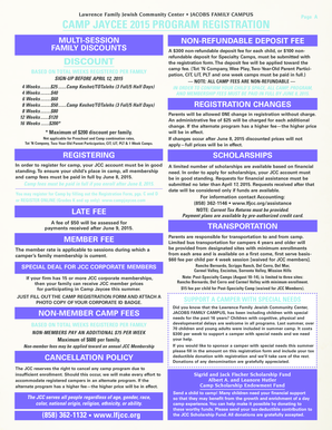 Camp Jaycee 2015 Registration Form
