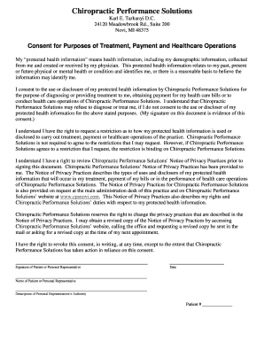 Chiropractic Consent and Informed Consent Forms