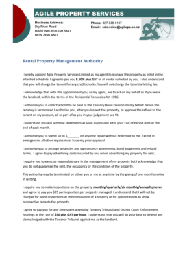 Rental Property Management Authority