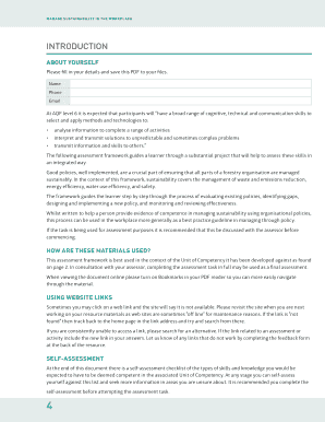 Machinery bill format - MANAGE SUSTAINABILITY IN THE WORKPLACE - Institute of bb