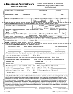 Medical Claim Form