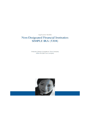 SIMPLE IRA Application Booklet