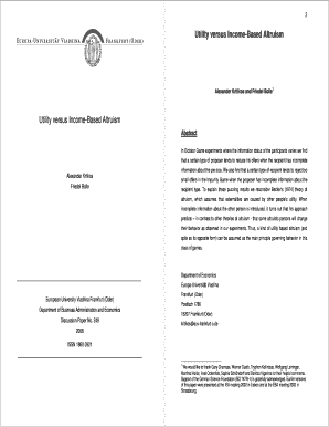 Request letter to mro in english - Utility versus Income-Based Altruism Utility versus Income-Based bb