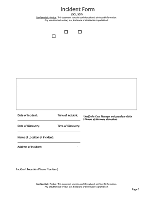 Incident Form