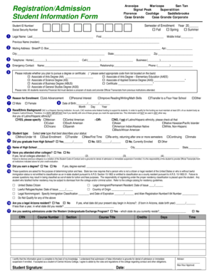 Student Information Form