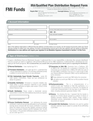 IRA/Qualified Plan Distribution Request Form