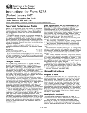 Form 5735 Instructions