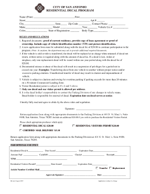 San Antonio Residential Decal Application