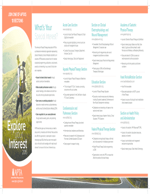 APTA Section Membership Application