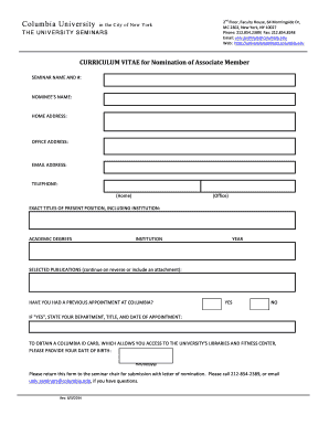 Weapons scorecard army - Curriculum Vitae bFormb for Associate Members Nominations