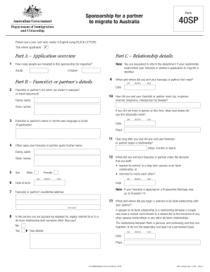 Sponsorship for a Partner to Migrate to Australia