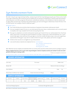 Fee reimbursement form pdf download - Gym Reimbursement Form - CareConnect