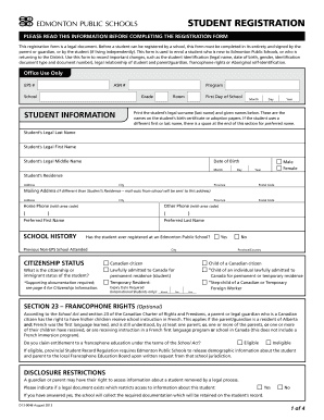 Student Registration Form