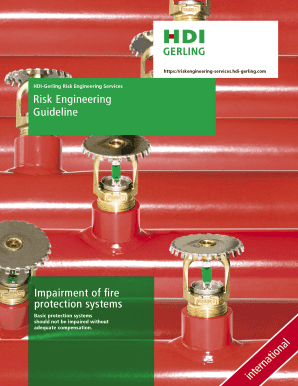 HDI-Gerling Fire Protection Systems Impairment Guideline
