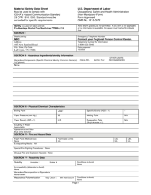 Material Safety Data Sheet for Mouthrinse