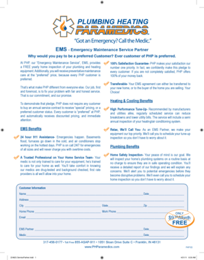 Emergency Maintenance Service Partner Agreement