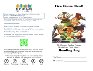 2014 Summer Reading Program