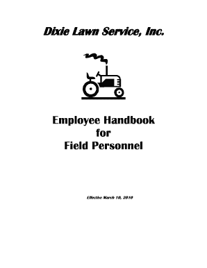 Employee Handbook for Field Personnel - Dixie Lawn Service